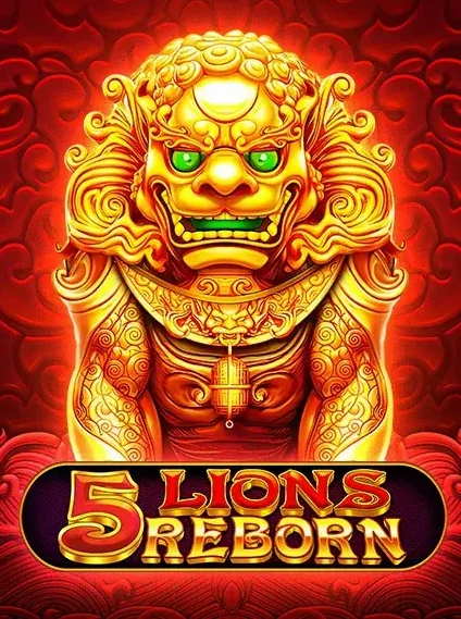 Decorative casino game artwork for Richprize: 5 Lions Reborn