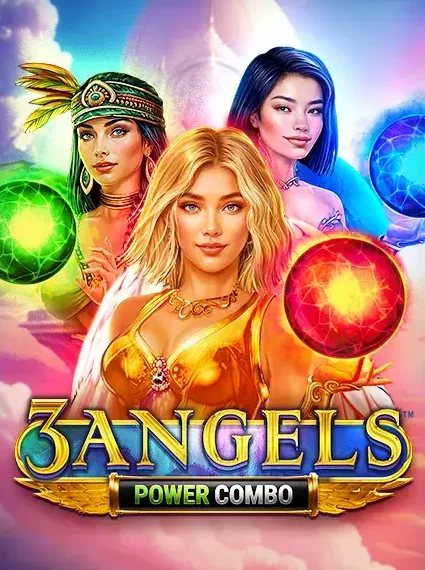 Decorative casino game artwork for Richprize: 3 Angels Power Combo